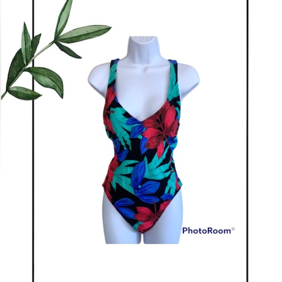 Sea Angel Other - Sea Angel Bold Floral High Cut One Piece Swimsuit